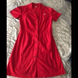 Dickies Girl Betty Ford Red Dress